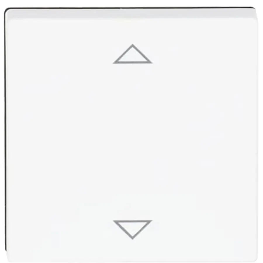 Busch-Jaeger knop met pijlsymbolen tbv elektronische jaloezieschakelaar Future Linear studiowit mat (6430-884-102)