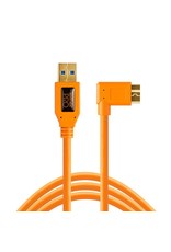 TetherTools TetherTools TetherPro USB3 to Micro-B Right Angle, 15' (4,6m)  - orange