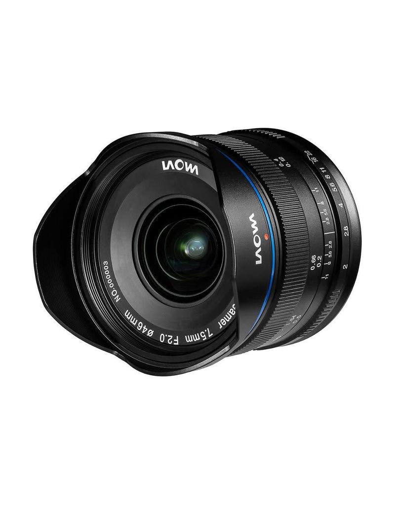 Laowa Venus LAOWA 7.5mm f/2 - Lightweight Black - M4/3