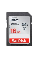 SanDisk SanDisk SDHC Ultra 16GB 80MB/s CL10