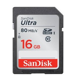 SanDisk SanDisk SDHC Ultra 16GB 80MB/s CL10