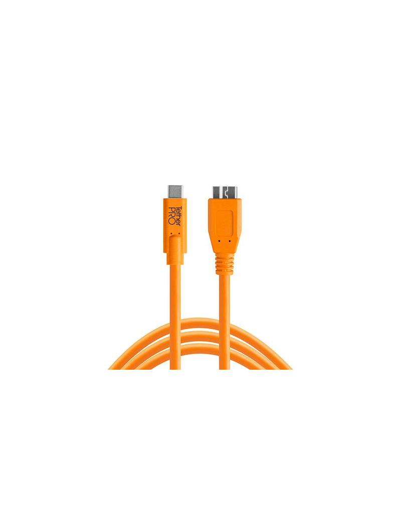 TetherTools TetherTools TetherPro USB-C to Micro-B , 15' (4,6m) - orange