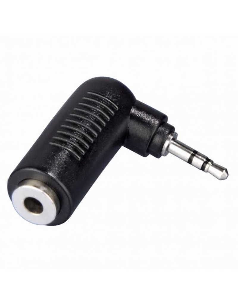 Hama Hama Angle Adapter, 3.5 mm stereo jack socket - 2.5 mm plug