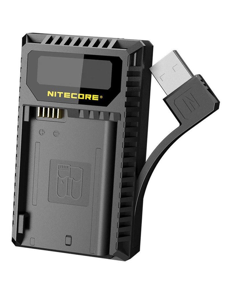 Nitecore Nitecore UNK2 Compacte Dubbel Lader voor Nikon EN-EL15 + USB