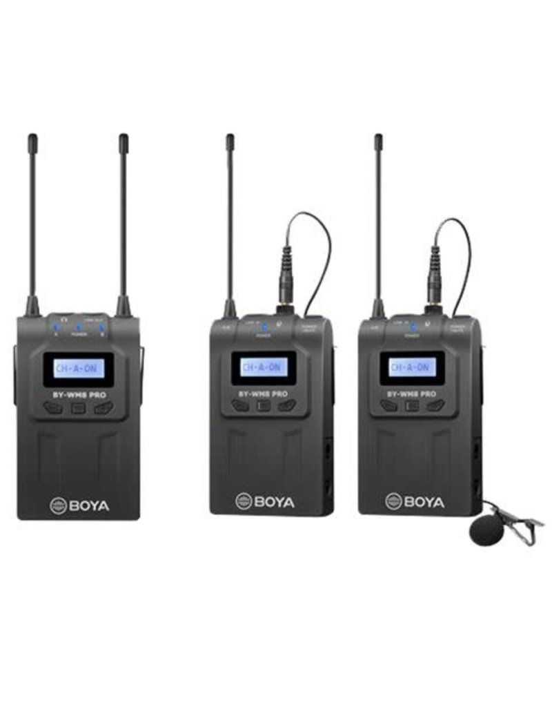 Boya Boya UHF Duo Lavalier Microfoon Draadloos BY-WM8 Pro-K2