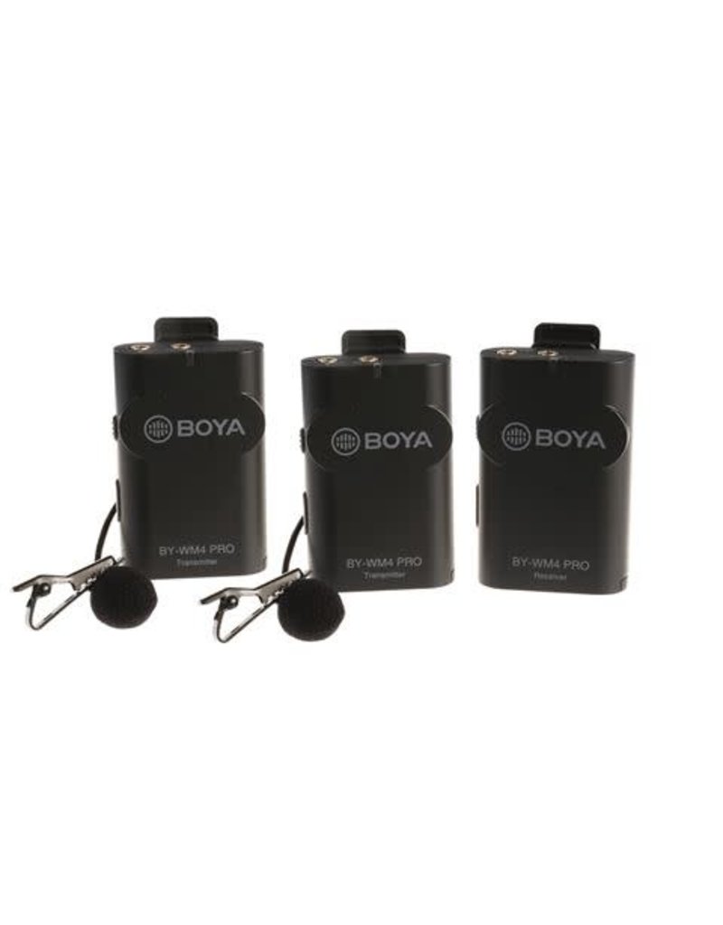 Boya Boya 2.4 GHz Duo Lavalier Microfoon Draadloos BY-WM4 Pro-K2