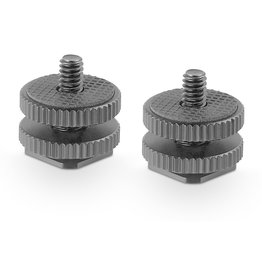 SmallRig SmallRig 1631 Cold Shoe Adap. w/ 3/8 to 1/4 Thread (2pcs)