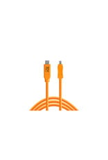 TetherTools TetherTools TetherPro USB-C to Mini-B 8 pin 15' (4,6m) - orange