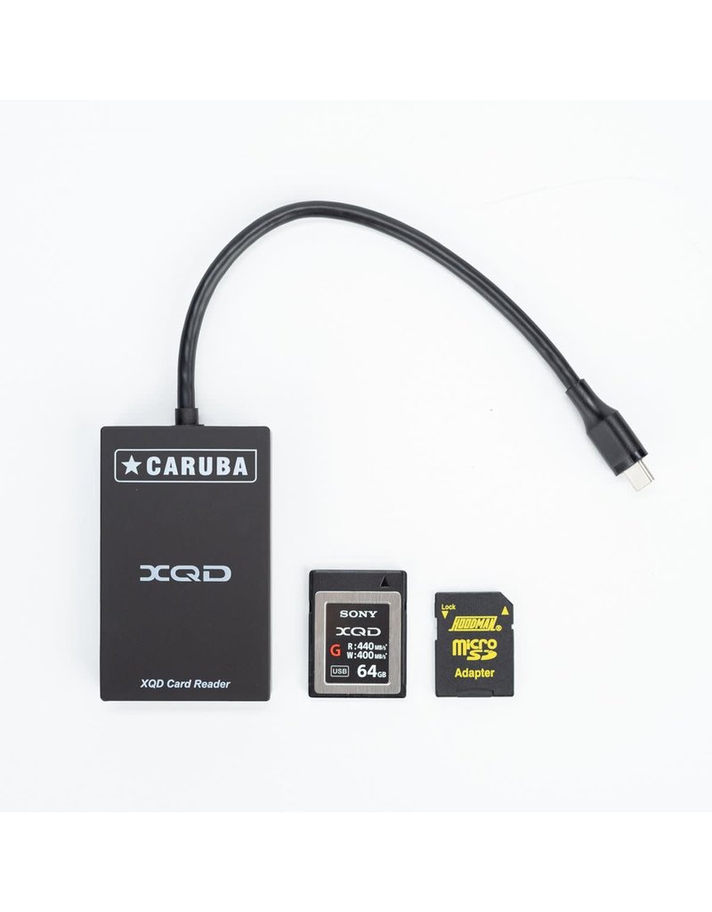 Caruba Caruba 2 In 1 Cardreader XQD + SD USB-C