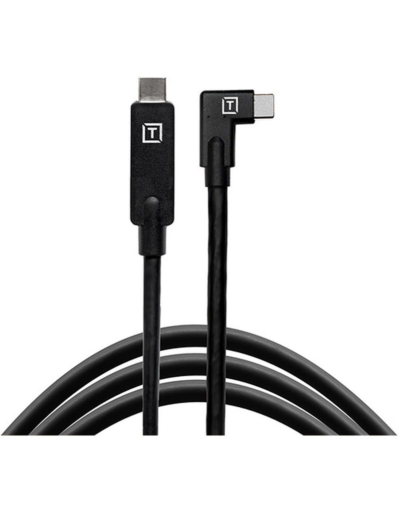 TetherTools TetherPro USB-C to USB-C Right Angle - Black