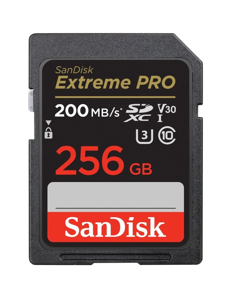 SanDisk SanDisk SDXC Extreme Pro 256GB 200/140 mb/s V30 Rescue Pro DL