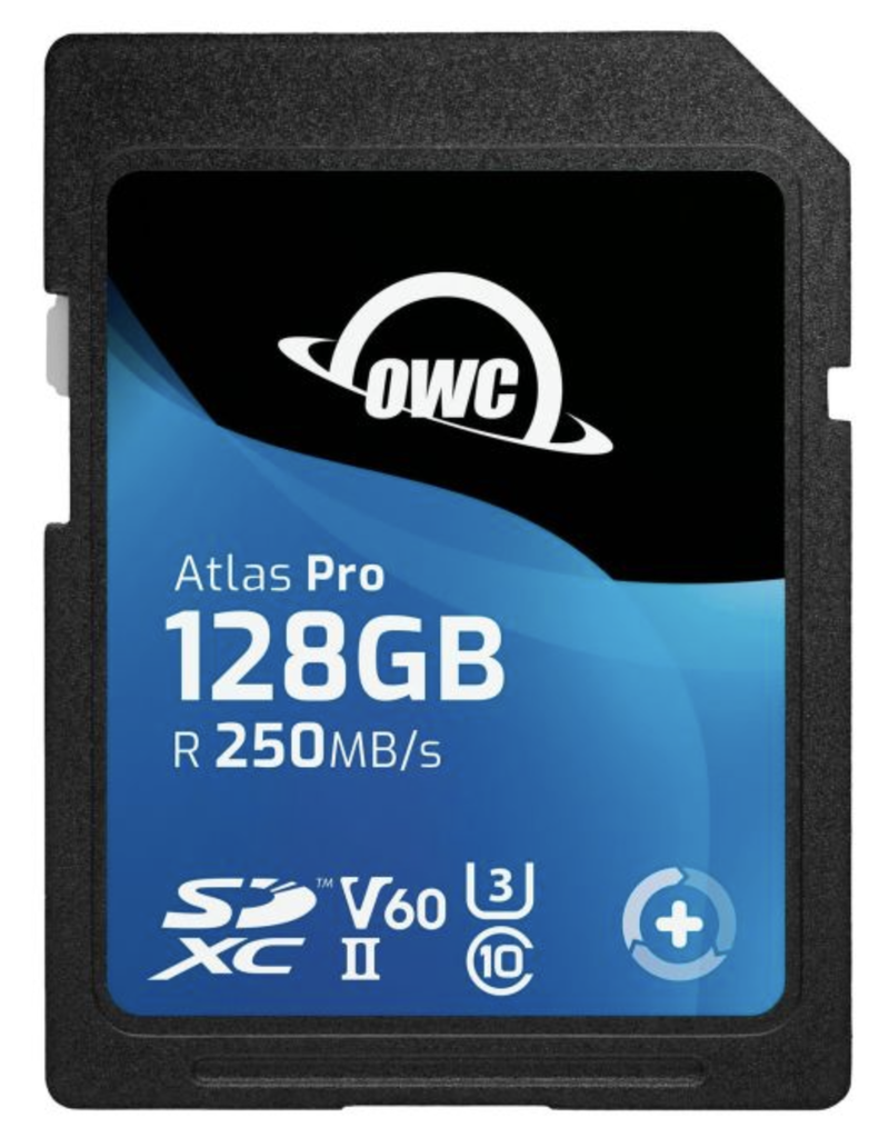 OWC OWC Atlas Pro SDXC UHS-II V60 Media Card 128GB