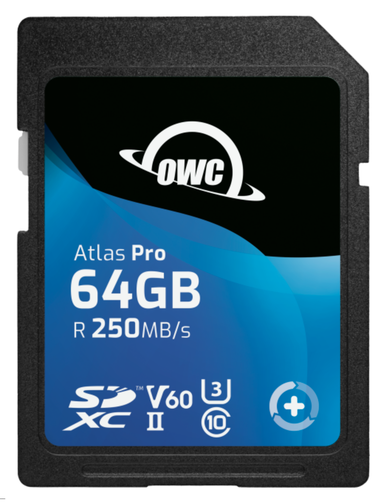 OWC OWC Atlas Pro SDXC UHS-II V60 Media Card 64GB