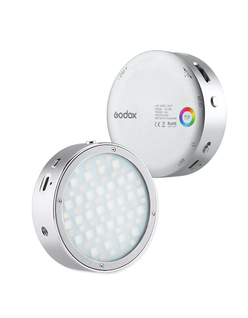 Godox Godox R1 RGB Round Head LED Silver