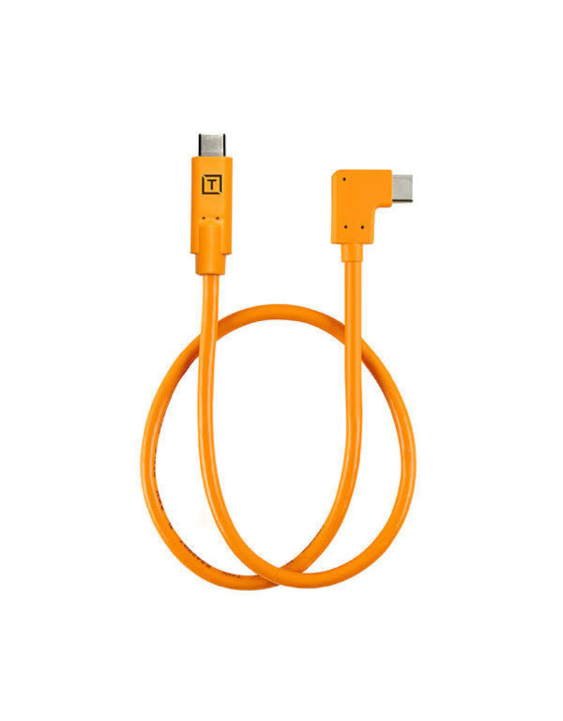 TetherTools TetherTools TetherPro Right Angle USB-C To USB-C Pigtail 20 (50cm) Hi