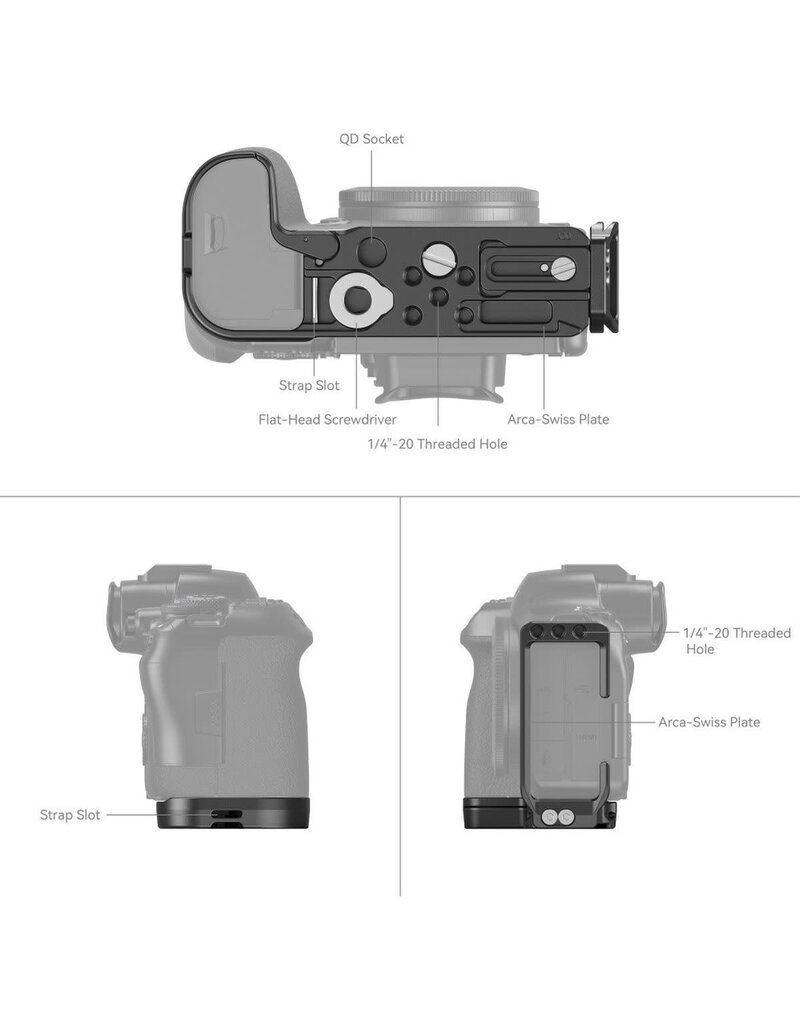 SmallRig SmallRig 4160 L-Bracket For Canon EOS R6 MkII / R5 / R5 C / R6