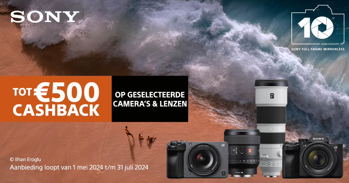 Sony summer cashback korting promotie