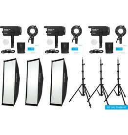 Nanlite Nanlite FS 60B LED Tripple Kit (w/ Light Stand And Softbox)