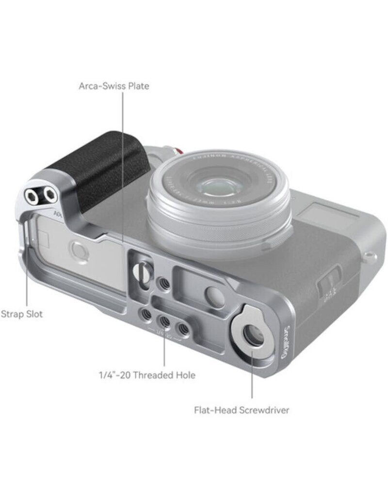 SmallRig SmallRig 4555 L Shape Grip For Fujifilm X100VI / X100V (Silver)