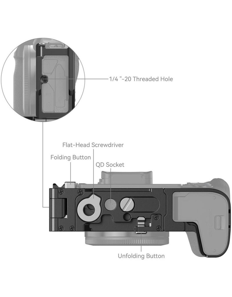 SmallRig SmallRig 4211 Foldable L-Bracket for Canon EOS R8