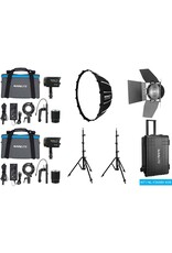 Nanlite Nanlite Forza 60B II LED Dual Kit (w/ Case Light Stand Fresnel And Softbox)