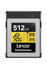 Lexar Lexar CFexpress Pro Type B Gold 4.0 Series 512GB - R3600/W3300MB/s