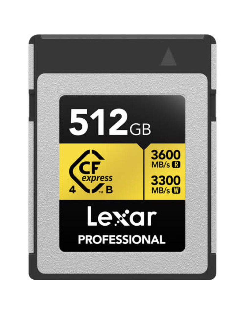Lexar Lexar CFexpress Pro Type B Gold 4.0 Series 512GB - R3600/W3300MB/s