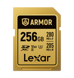 Lexar Lexar SDXC Pro Gold Series Armor UHS-II 256GB V60 R280/W205MB/s