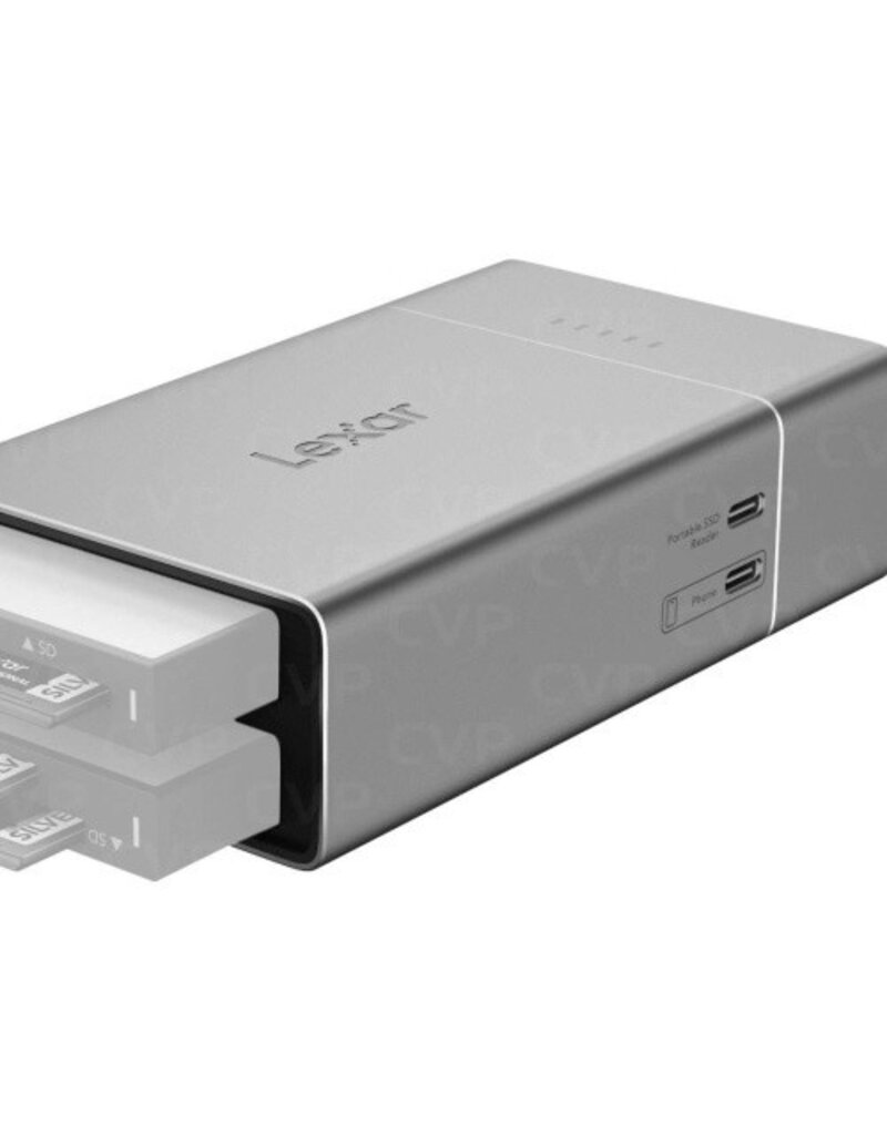 Lexar Lexar Workflow Go Portable Back-up housing with 2 Module bay