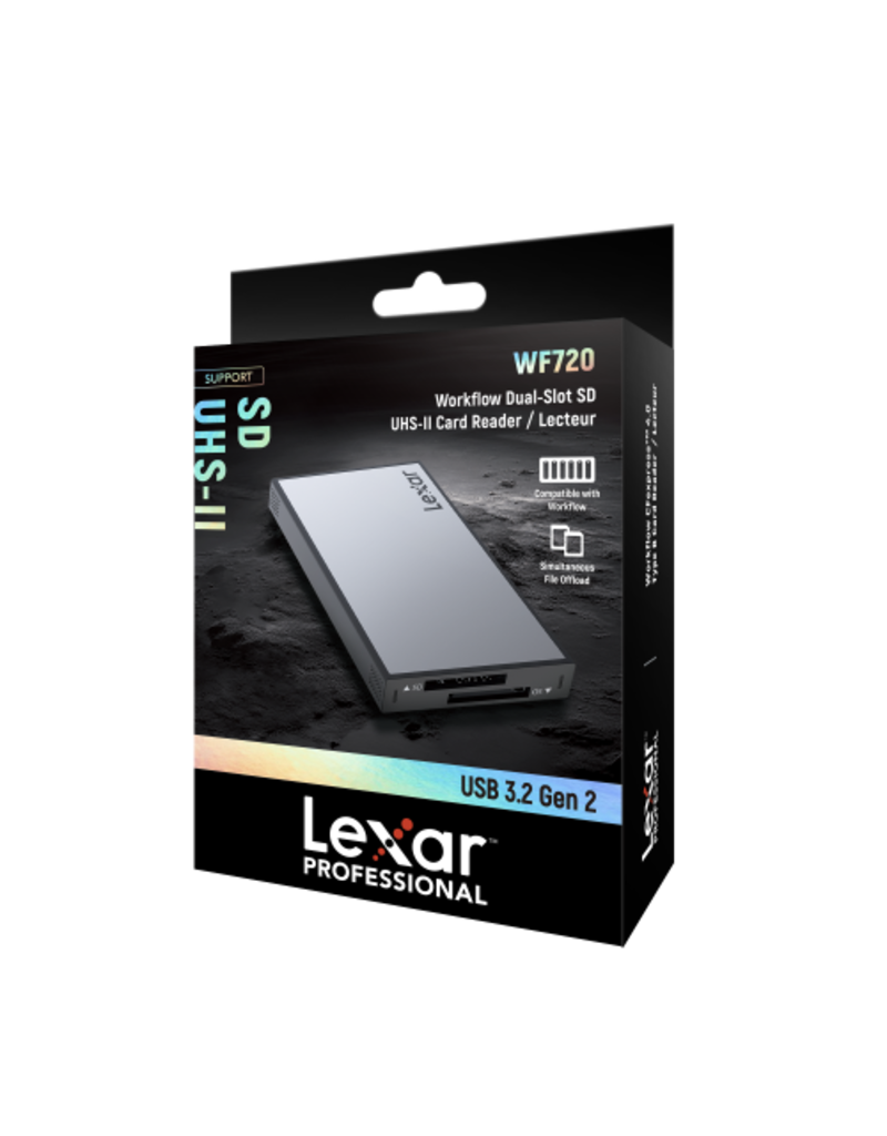 Lexar Lexar Workflow PRO Reader SD Dual Slot UHS-II USB 3.2 Gen2