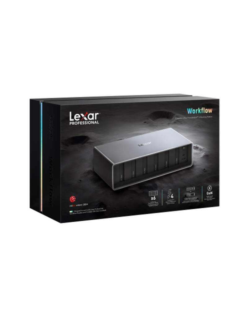 Lexar Lexar Workflow PRO 6 Bay Module with Thunderbolt 4 uplink