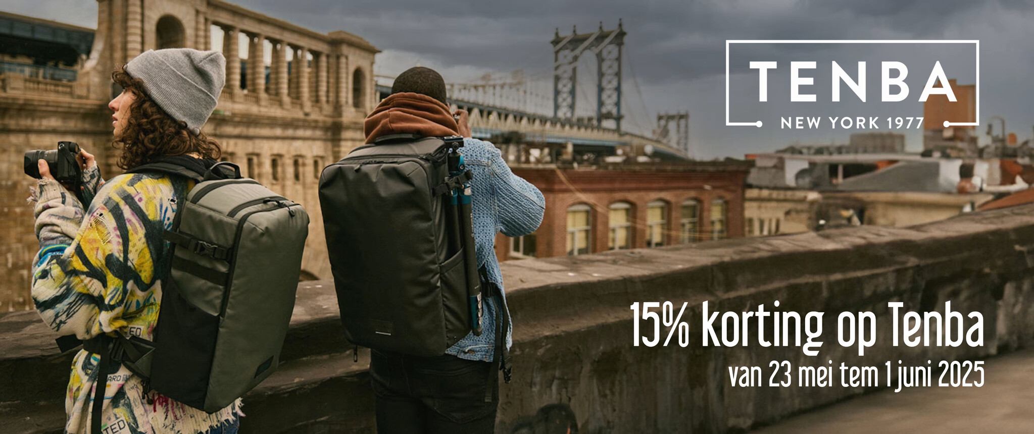 Tenba 15% korting