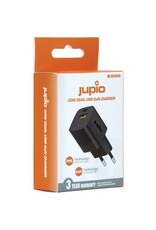 Jupio Jupio Dual USB-C / USB-A  GaN Charger 30W