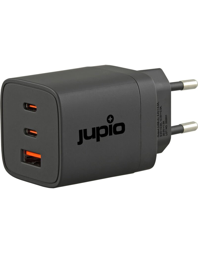 Jupio Jupio Tripple USB-C / USB-A GaN Charger 65W