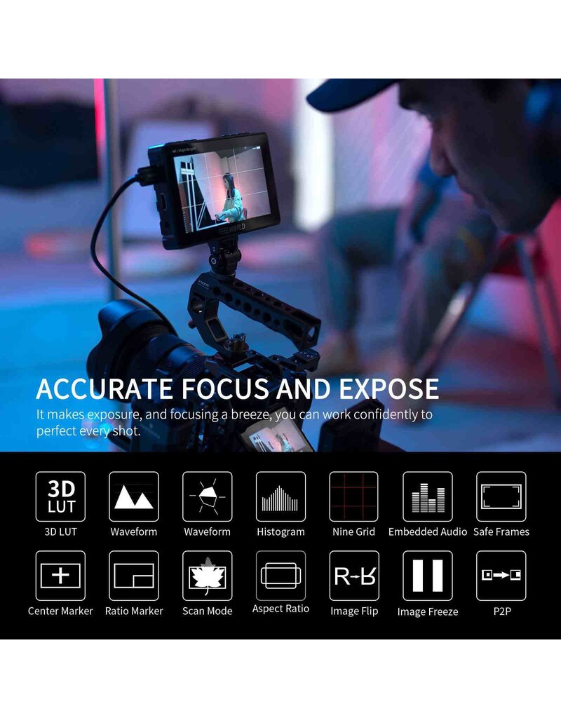 Feelworld Feelworld 5.5 F5 Prox HDMI Touchscreen Monitor