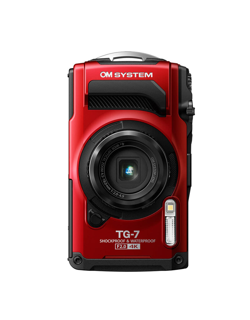 Olympus Olympus OM SYSTEM Tough  TG-7 rood