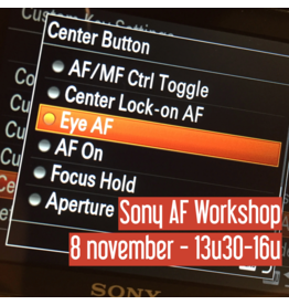 Sony Sony AF Workshop - 8/11/25 - 13u30-16u