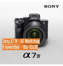 Sony Sony A7 IV AF Workshop - 8/11/25 - 10u-12u30