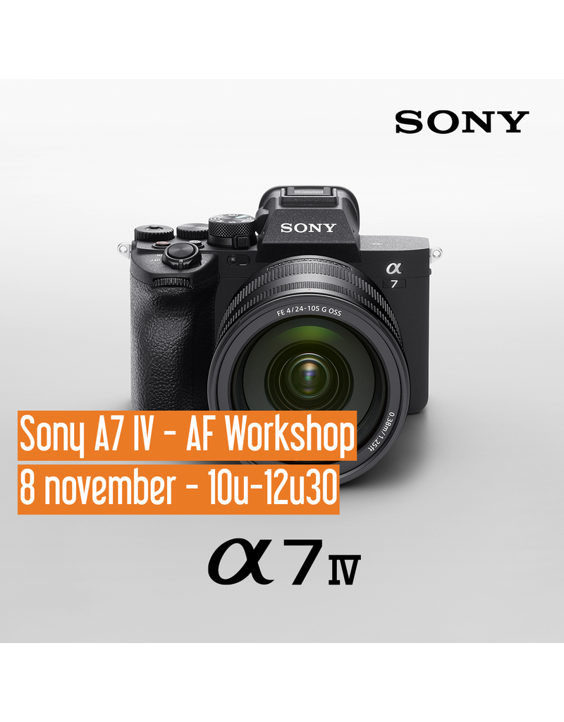 Sony Sony A7 IV AF Workshop - 8/11/25 - 10u-12u30