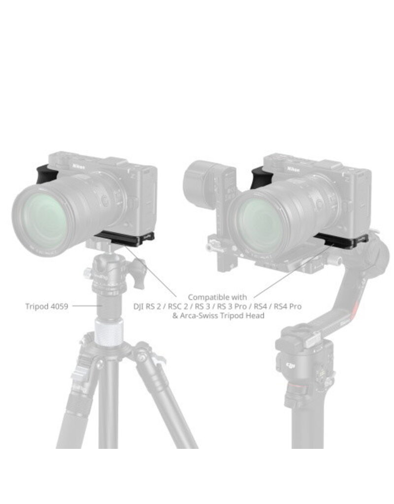 SmallRig Smallrig 5466 L-Shaped Mount Plate with Silicone Handle for Nikon ZR