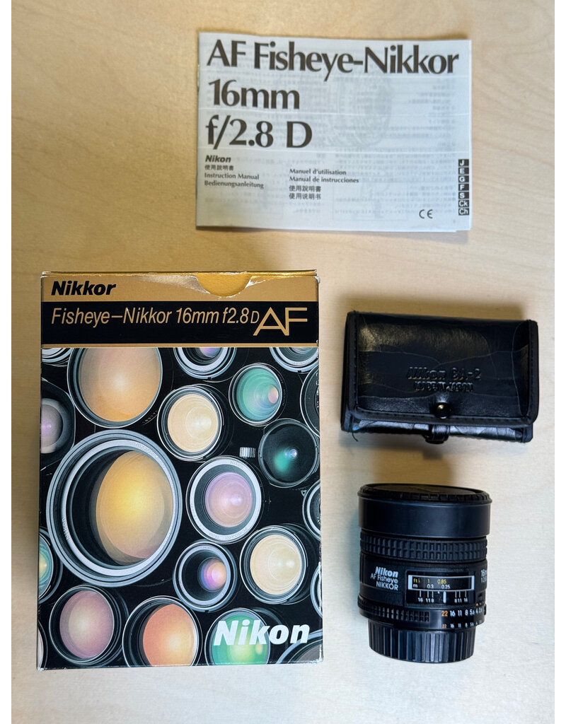Nikon 2dehands Nikon 16mm F2.8 Fisheye