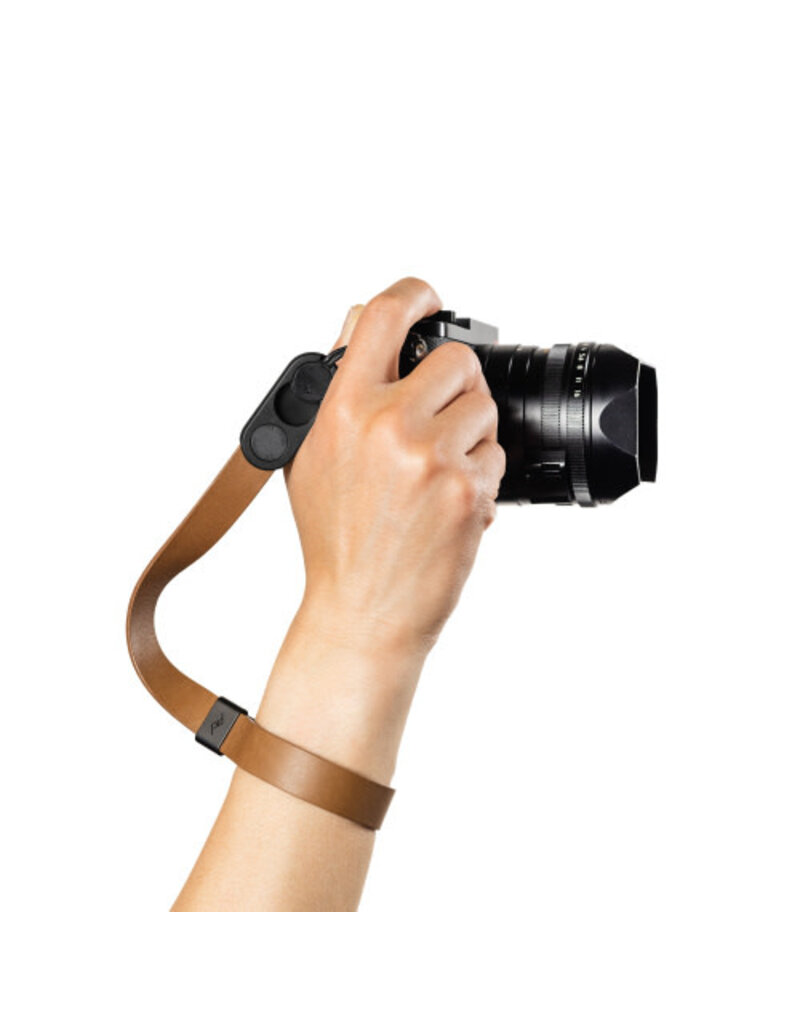 Peak Design Peak Design Cuff Leather Camera Strap Wrist Tan