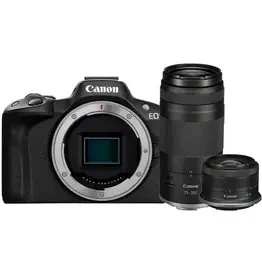 Canon Canon EOS R50 Black + RF-S 18-45mm + RF 75-300mm