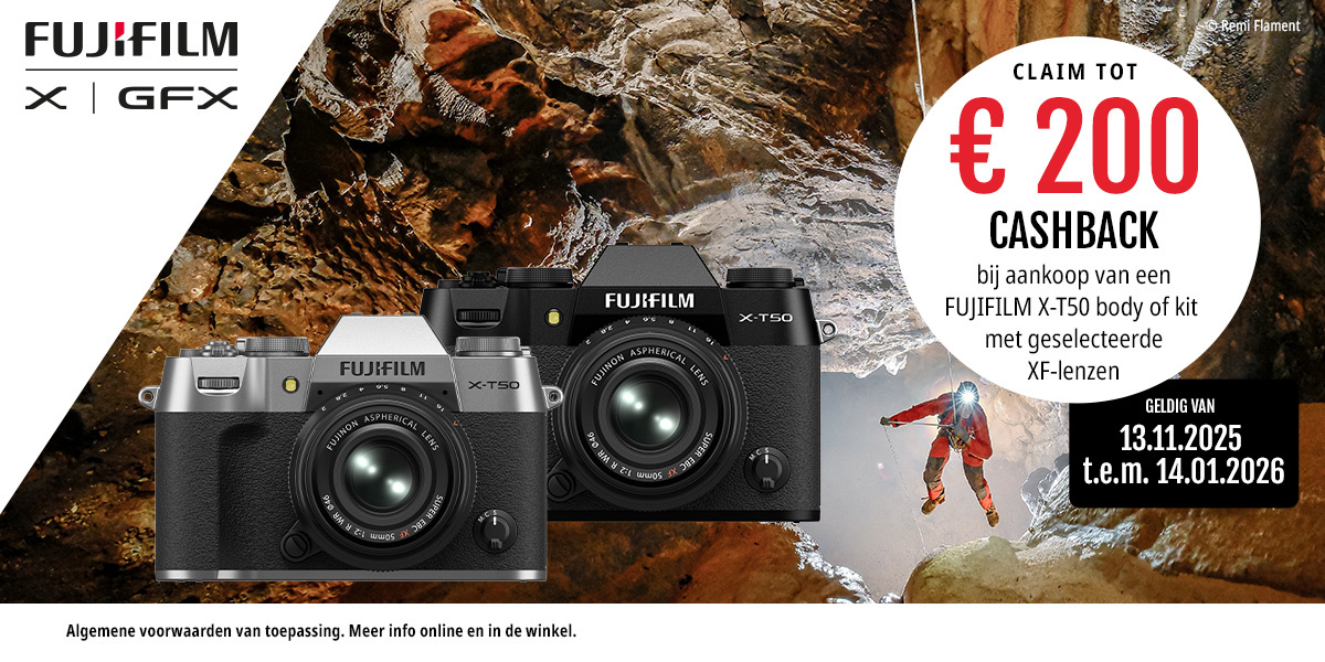 Fujifilm X cashback promotie korting