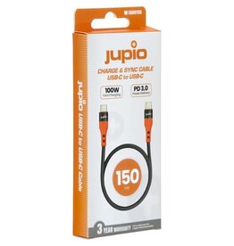 Jupio Jupio USB-C To USB-C Cable 150cm (100W USB 2.0)