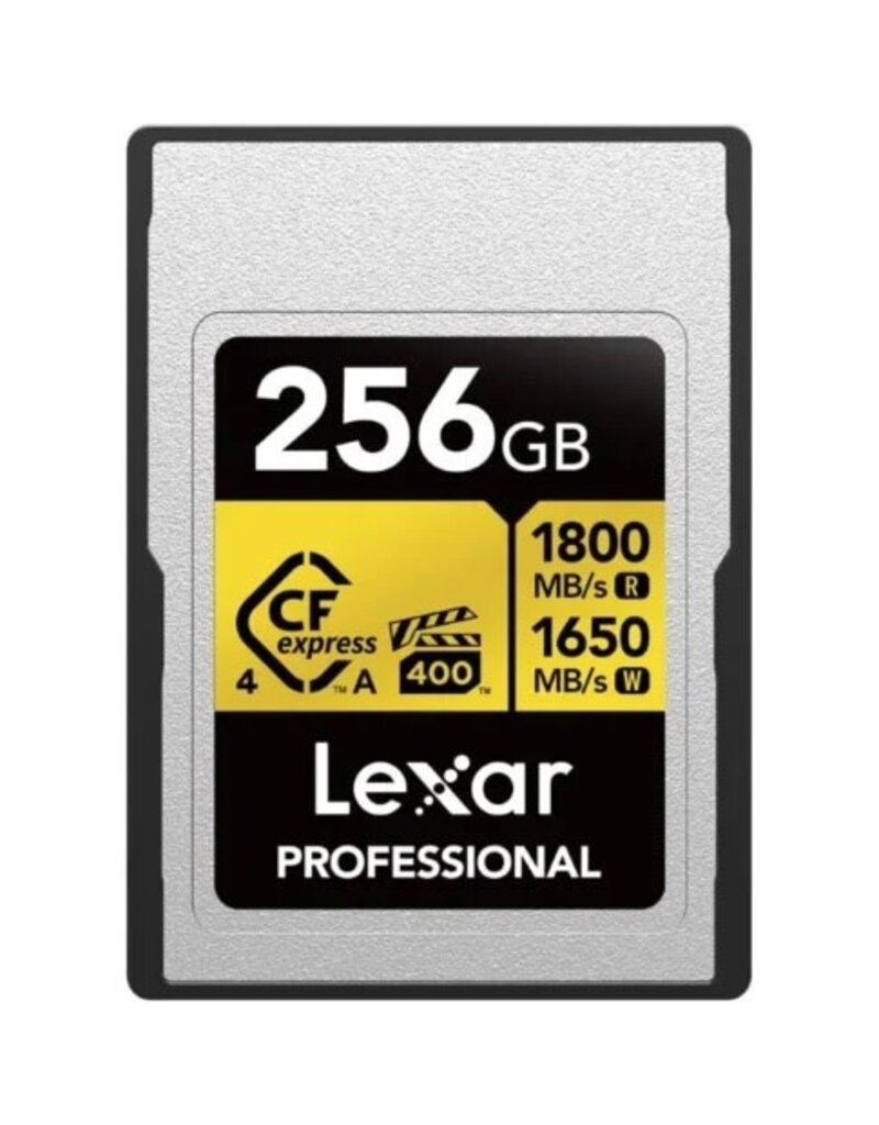 Lexar Lexar CFexpress Pro Type A Gold 4.0 Series 256GB R1800/W1650MB/s - VPG400