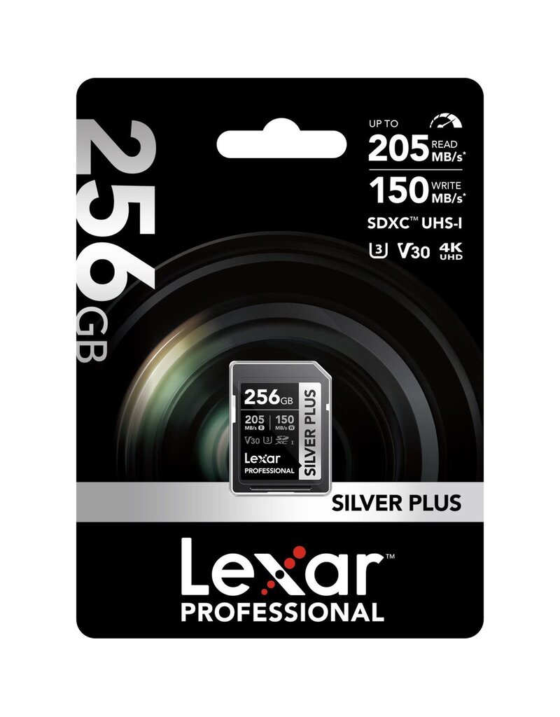 Lexar Lexar SD Silver Plus UHS-1 256GB V30 R205/W150MB/s