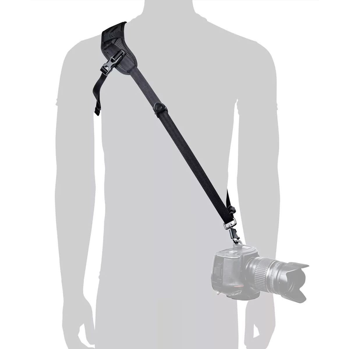 Black Rapid Veiligheidstether Voor Camera – Sterke Nylon Riem Met Metalen Clip, Universeel