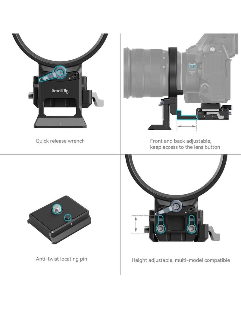SmallRig SmallRig 4306 Rotatable Horizontal-To-Vertical Mount Plate Kit For Nikon Z