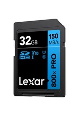 Lexar Lexar SDXC 800X Pro Blue Series 32GB UHS-1 V10